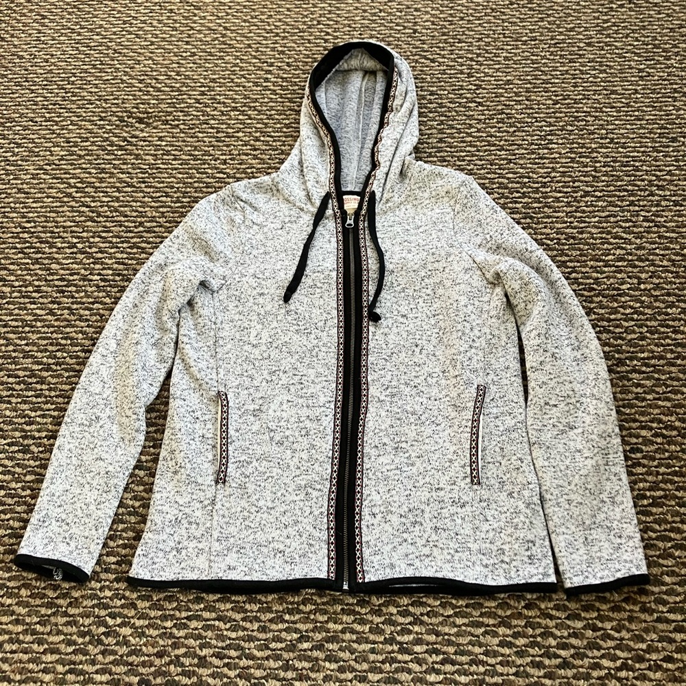 Mossimo Supply Co women’s full zip sweatshirt size medium like new